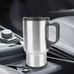 12V Portable Electric Heating Car Kettle Stainless Steel Travel Mug 450ml