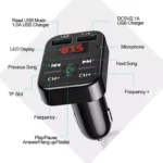 Car Bluetooth MP3 Player with Hands-Free Calling, FM, USB and Card Slot 5 47342 bb7e89