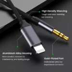 USB Type C to 3.5mm Audio Cable – Aux Headphone & Speaker Adapter 7 47372 714336