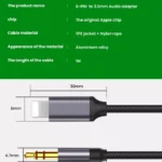 USB Type C to 3.5mm Audio Cable – Aux Headphone & Speaker Adapter 12 47372 a61353