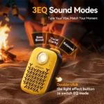Wearable Clip-On Bluetooth Speaker with Waterproof Design & Built-In LED Light 7 47397 dcbd83