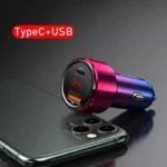45W Dual Port Fast Car Charger with USB & Type-C Quick Charge 4 47421 94d569