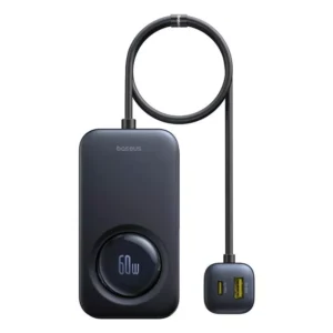 105W 6-Port Retractable Car Charger with PD & QC Fast Charging