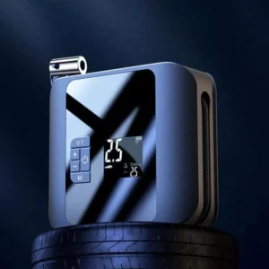 Portable 80W Wireless Tire Inflator with LED Light & Pressure Tester