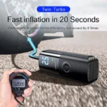 Wireless Portable Car Tire Inflator Pump with Digital Pressure Gauge 150 PSI 5 47544 619ae1