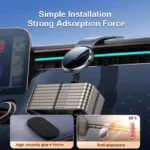 15W Magnetic Wireless Car Phone Holder 9 47553 e81604