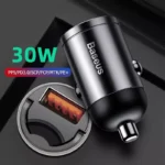 30W Fast Car Charger with Quick Charge 4.0 and Type-C Adapter 4 47593 355014