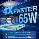 5-in-1 USB-C Car Charger Adapter with Dual Socket & 30W Fast Charging Cable 7 47641 74c231
