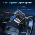 5-in-1 USB-C Car Charger Adapter with Dual Socket & 30W Fast Charging Cable 5 47641 fc8bd5