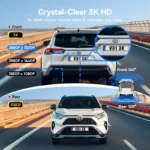 3K Front and Rear Dash Cam with GPS, Night Vision, and 24H Parking Mode 5 47642 37ffaa