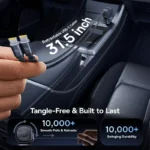 60W Multi-Port Fast Car Charger with Dual Retractable Cables and USB-C Ports 7 47651 e8067c