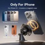 Magnetic Wireless Car Charger Mount with 15W Fast Charging 9 47676 5e5e13