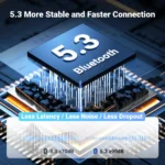 Bluetooth 5.3 Car Audio Receiver with 3.5mm Jack and Handsfree Calling 7 47698 a7935b