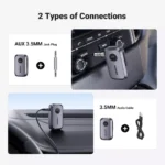 Bluetooth 5.3 Car Audio Receiver with 3.5mm Jack and Handsfree Calling 6 47698 fb4626