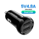 Mini Dual USB Car Charger 4.8A Fast Charge Adapter for Phones & Tablets 9 47708 44d9eb