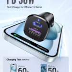 30W USB-C Car Charger with PD3.0 & QC4.0 Fast Charging for Phones & Tablets 4 47736 bd50a5