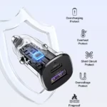 30W USB-C Car Charger with PD3.0 & QC4.0 Fast Charging for Phones & Tablets 5 47736 eaf725