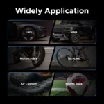 150 PSI Portable Car Air Compressor Pump with Digital LCD and Storage 9 47745 c50391