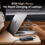 105W 6-Port Retractable Car Charger with PD & QC Fast Charging 6 47750 b9207a