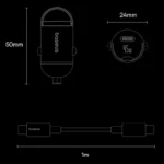 45W Mini Fast Car Charger | USB-C Quick Charge for iPhone, Samsung, Tablets 9 47756 23eecf