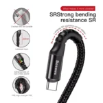 Retractable USB Type C Cable 2A Fast Charge | Spring Coiled Charging Wire 6 47757 da7d77