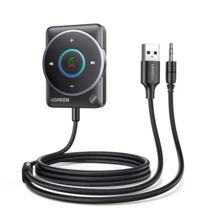 USB Bluetooth 5.4 Car Audio Receiver with Dual Mics & Noise Cancelling