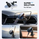 Magnetic Car Phone Holder with 15W Fast Wireless Charging and 360° Mount 9 47884 8a6bea