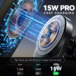 Magnetic Car Phone Holder with 15W Fast Wireless Charging Air Vent Mount 6 47894 14516d