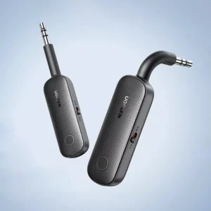 2-in-1 Bluetooth 5.0 Audio Adapter for AUX – Transmitter & Receiver