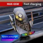 66W Magnetic Car Phone Holder with 15W Wireless Fast Charging & Auto-Clamp 4 47943 81429a