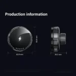 15W Magnetic Wireless Car Charger & Phone Holder with Retractable Cable 10 47964 0f379a