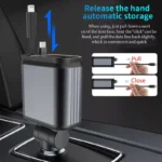 120W 4-in-1 Car Charger with Starry Projector & Dual Fast Charge Cables 7 47984 8b38e3