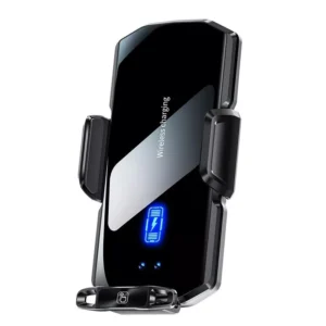 Wireless Car Phone Holder with 15W Fast Charging & Auto-Align Clamp