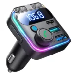 Bluetooth 5.3 FM Transmitter Car Adapter with 48W Fast Charging & Dual Mics 8 48020 107cd7