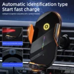 66W Wireless Fast Car Charger Mount with Auto Clamping & Infrared Sensor 4 48026 0a6f56