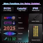 Bluetooth LED Scrolling Car Display – Custom Text & Animation Sign 8 48235 9f9c65