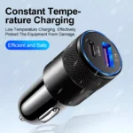 Dual Port USB Type C Fast Car Charger 4 48246 54168f