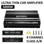 5800W 4-Channel High-Power Car Audio Amplifier Class A/B Ultra-Thin 12V 4 48313 a37f66