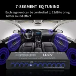 Professional 7-Band Car Audio Equalizer with Subwoofer Control & AUX Input 4 48327 d65479