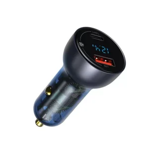 65W Dual Port USB-C Car Charger