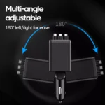 7-in-1 Fast Car Charger with Retractable Cable 5 48382 4b30f0