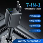 7-in-1 Fast Car Charger with Retractable Cable 4 48382 98c4f8