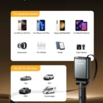 Ultra-Slim 57W Retractable USB-C Car Charger with Fast Charging & 3-in-1 Cables 8 49484 276e5f