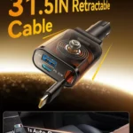 Ultra-Slim 57W Retractable USB-C Car Charger with Fast Charging & 3-in-1 Cables 4 49484 e7b5f0
