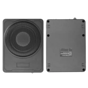 10" 800W Slim Car Subwoofer with Built-in Amp