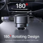 60W Car Charger with Retractable Cable, 3-Port Fast Charging, 180° Rotation 5 49620 0a60c3