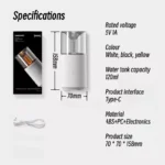 USB Candlelight Essential Oil Diffuser 8 49656 8a91fd
