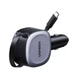 75W Fast Car Charger with Retractable Cable – Dual Port USB-C & A 3 49677-a87a86.webp