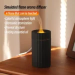 Flame Effect Aromatherapy Diffuser & USB Car Air Humidifier Mist Maker 4 49686 682a9e