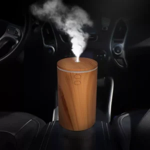 100ML Ultrasonic Wood Grain USB Essential Oil Diffuser with LED Lights